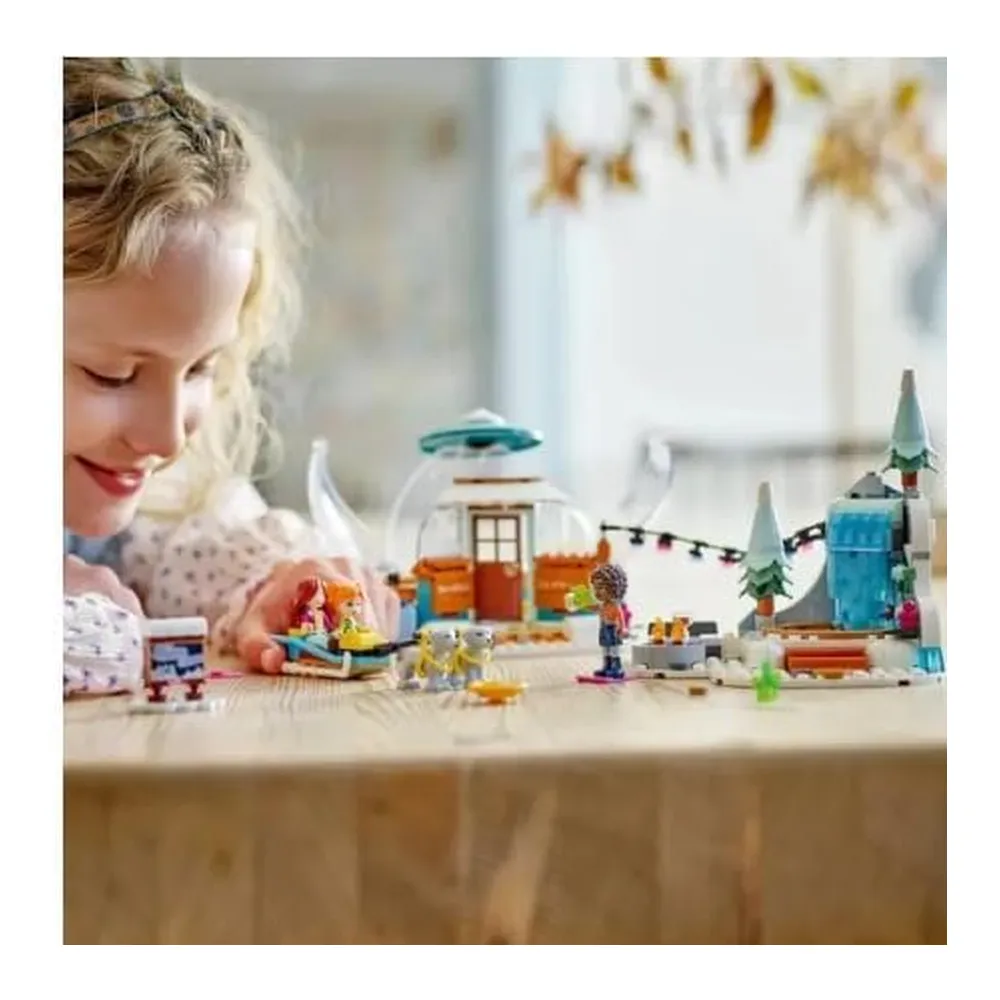Lego Friends Aventura Navideña en el Iglú con 3 muñecas y 2 perros