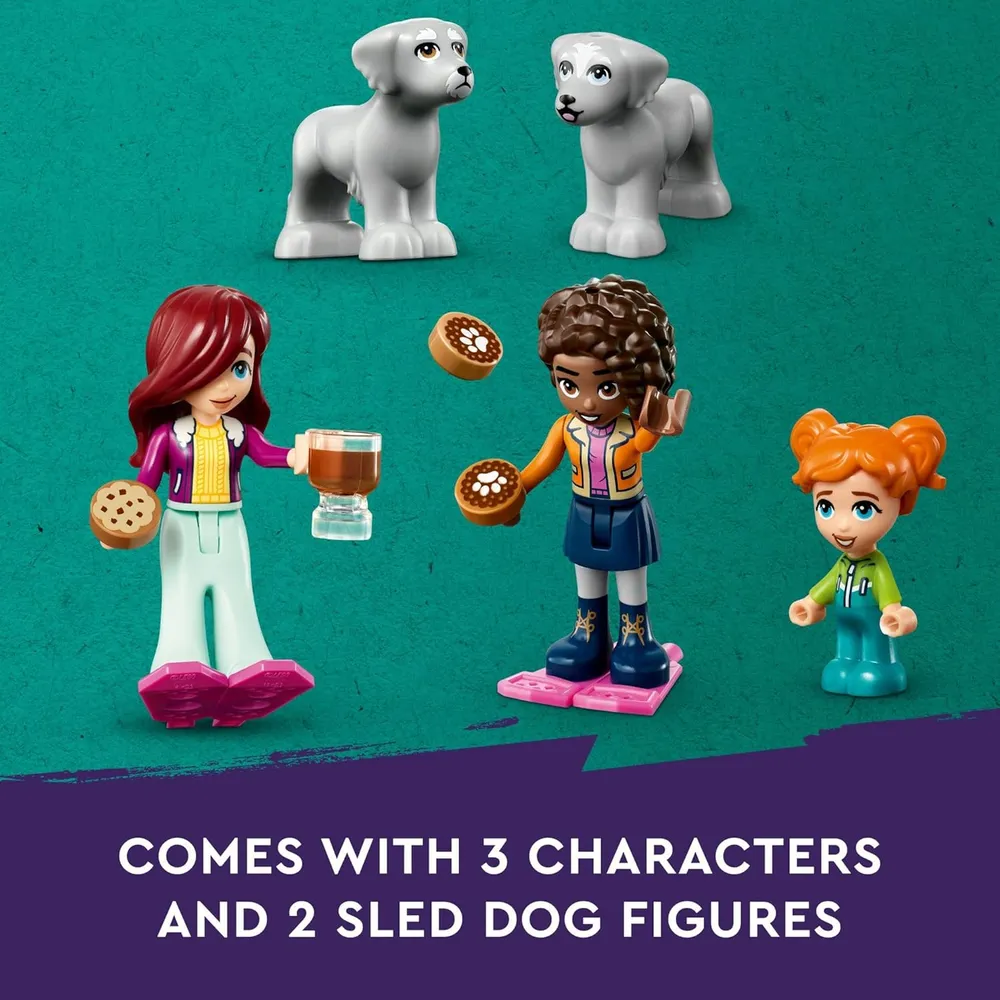 Lego Friends Aventura Navideña en el Iglú con 3 muñecas y 2 perros