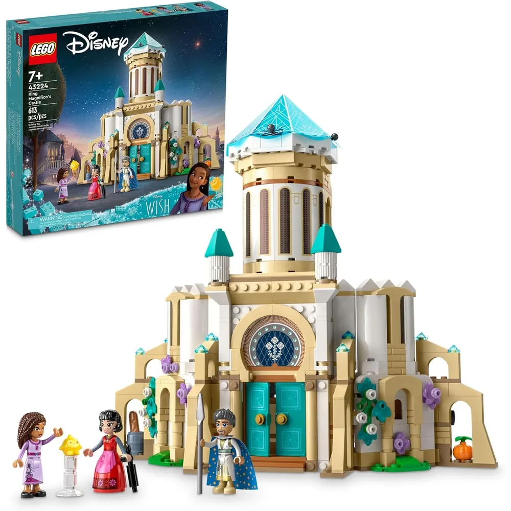 Lego Disney Wish Castillo del Rey Magnífico set coleccionable niños