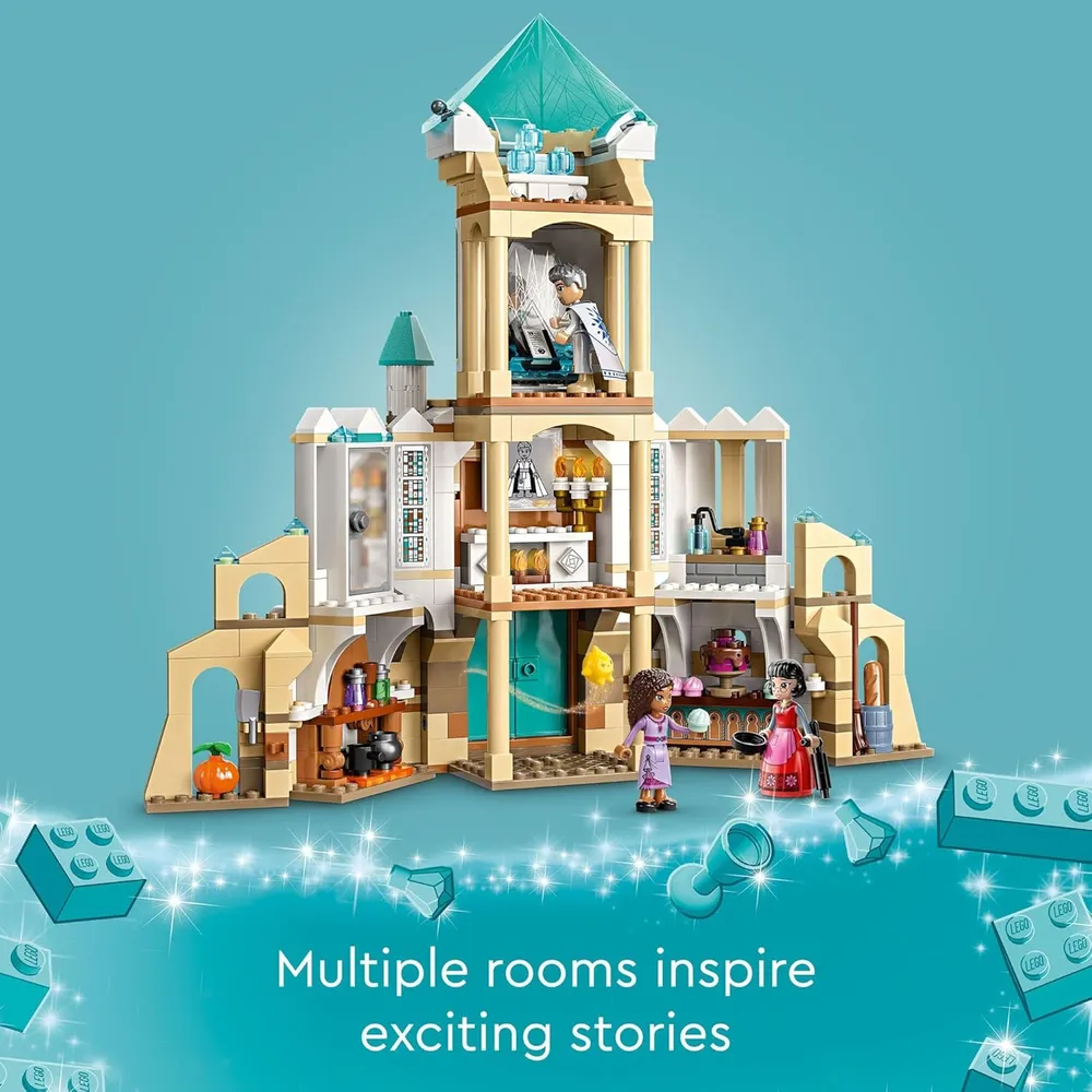 Lego Disney Wish Castillo del Rey Magnífico set coleccionable niños