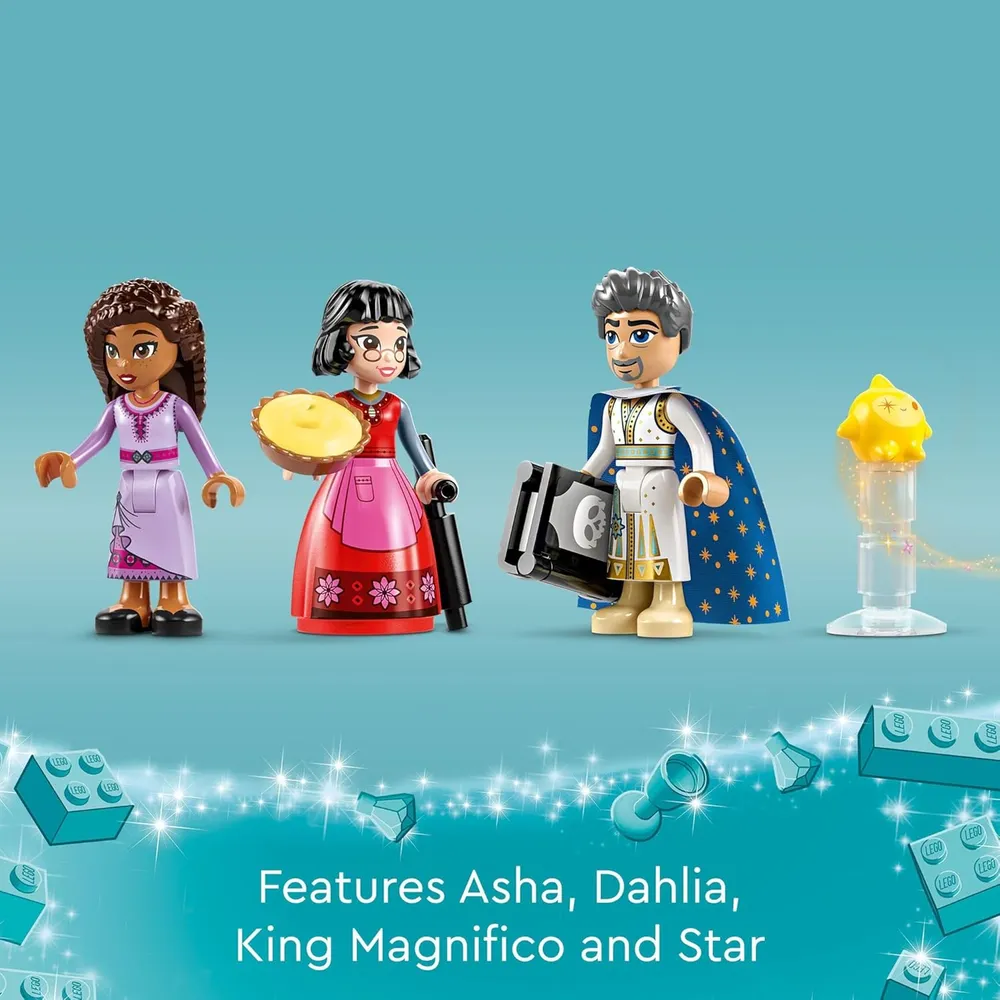 Lego Disney Wish Castillo del Rey Magnífico set coleccionable niños