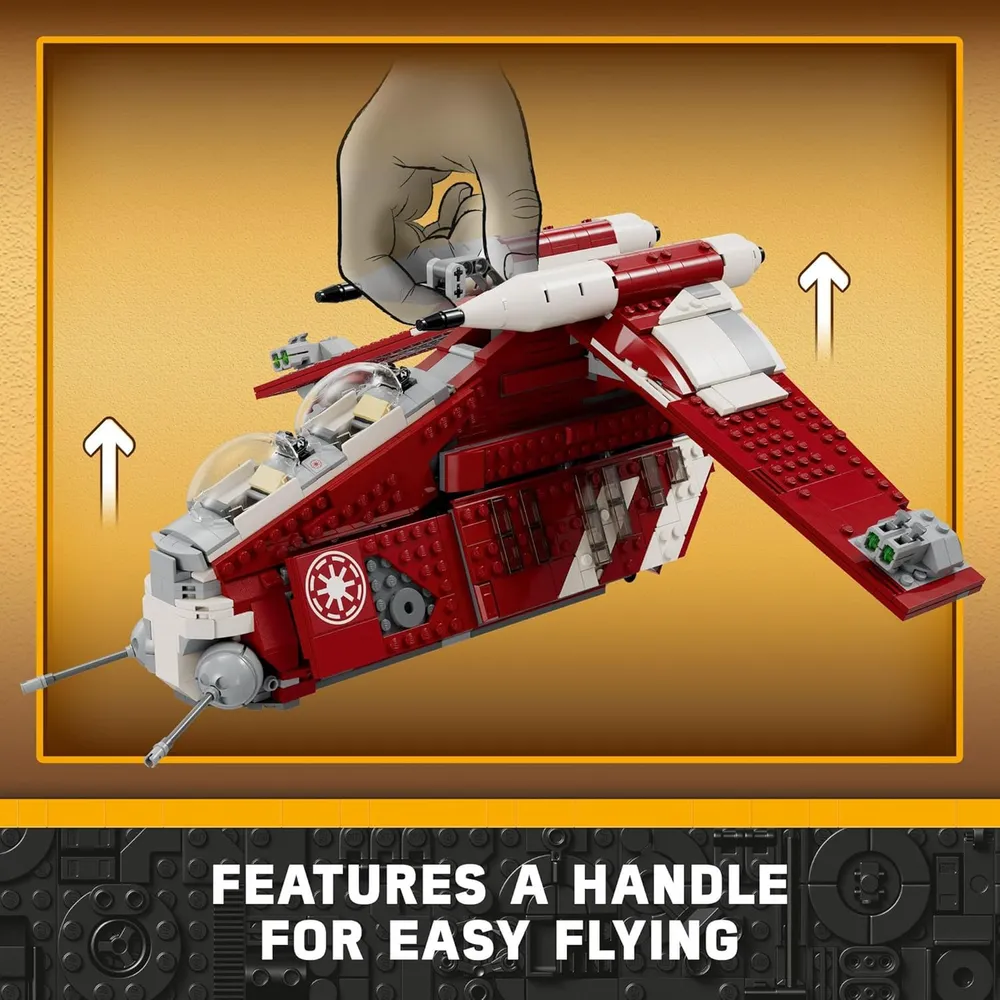 Lego Star Wars Cañonera Guardia de Coruscant con minifiguras