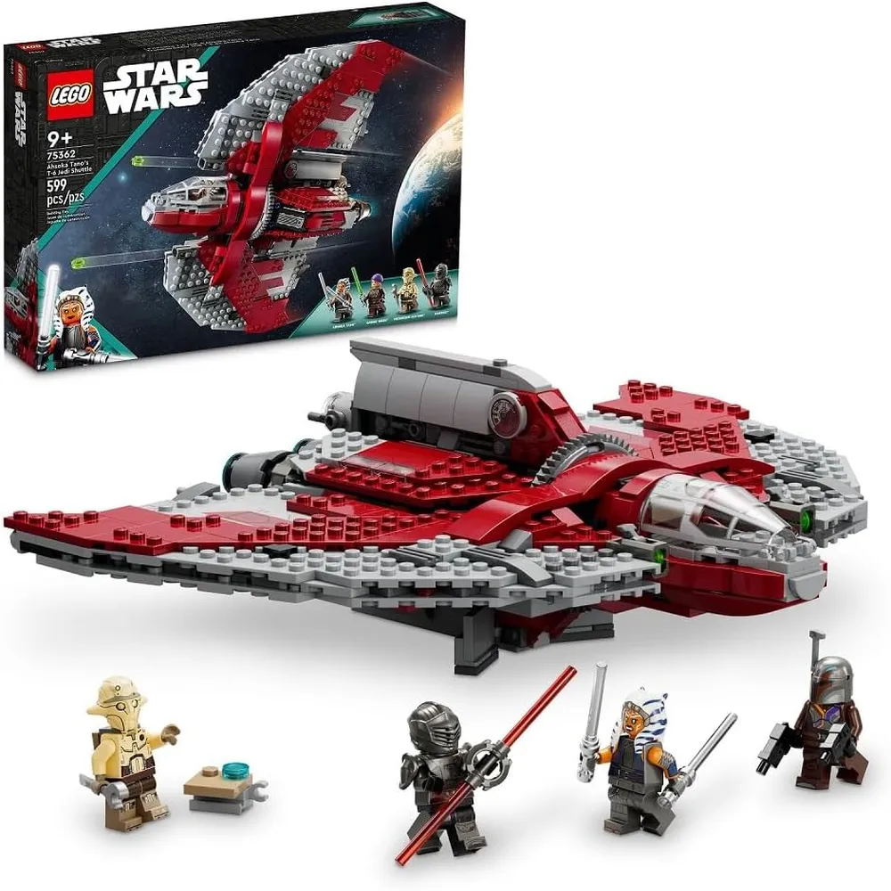 Lego Star Wars Lanzadera Jedi T-6 de Ahsoka Tano con 4 minifiguras