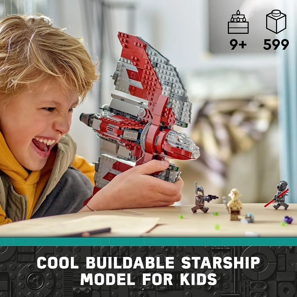 Lego Star Wars Lanzadera Jedi T-6 de Ahsoka Tano con 4 minifiguras