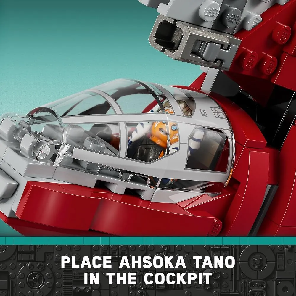 Lego Star Wars Lanzadera Jedi T-6 de Ahsoka Tano con 4 minifiguras