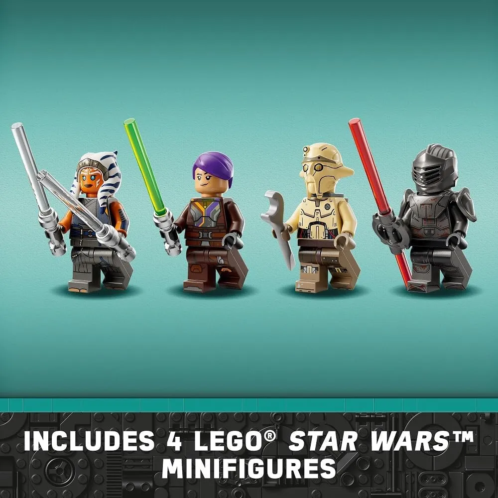 Lego Star Wars Lanzadera Jedi T-6 de Ahsoka Tano con 4 minifiguras