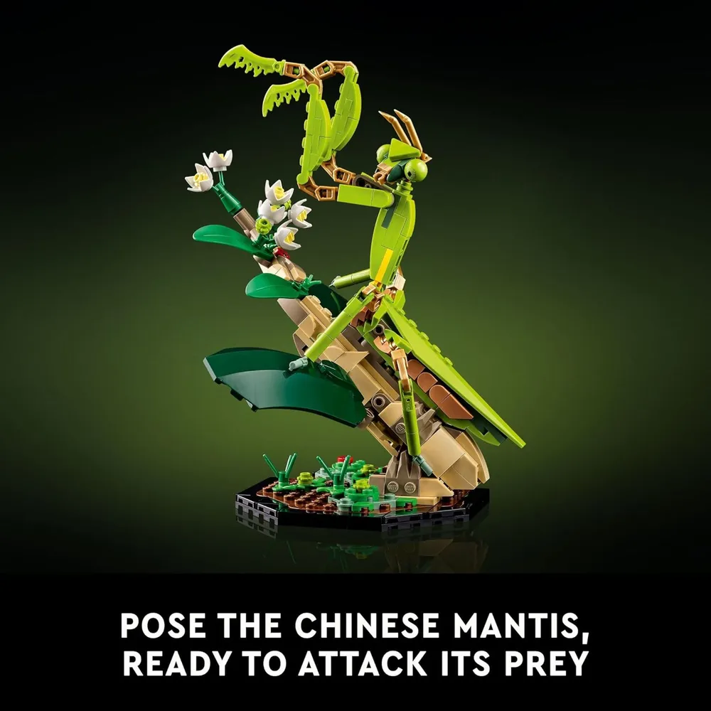 Lego Ideas Colección Insectos con mariposa, escarabajo y mantis