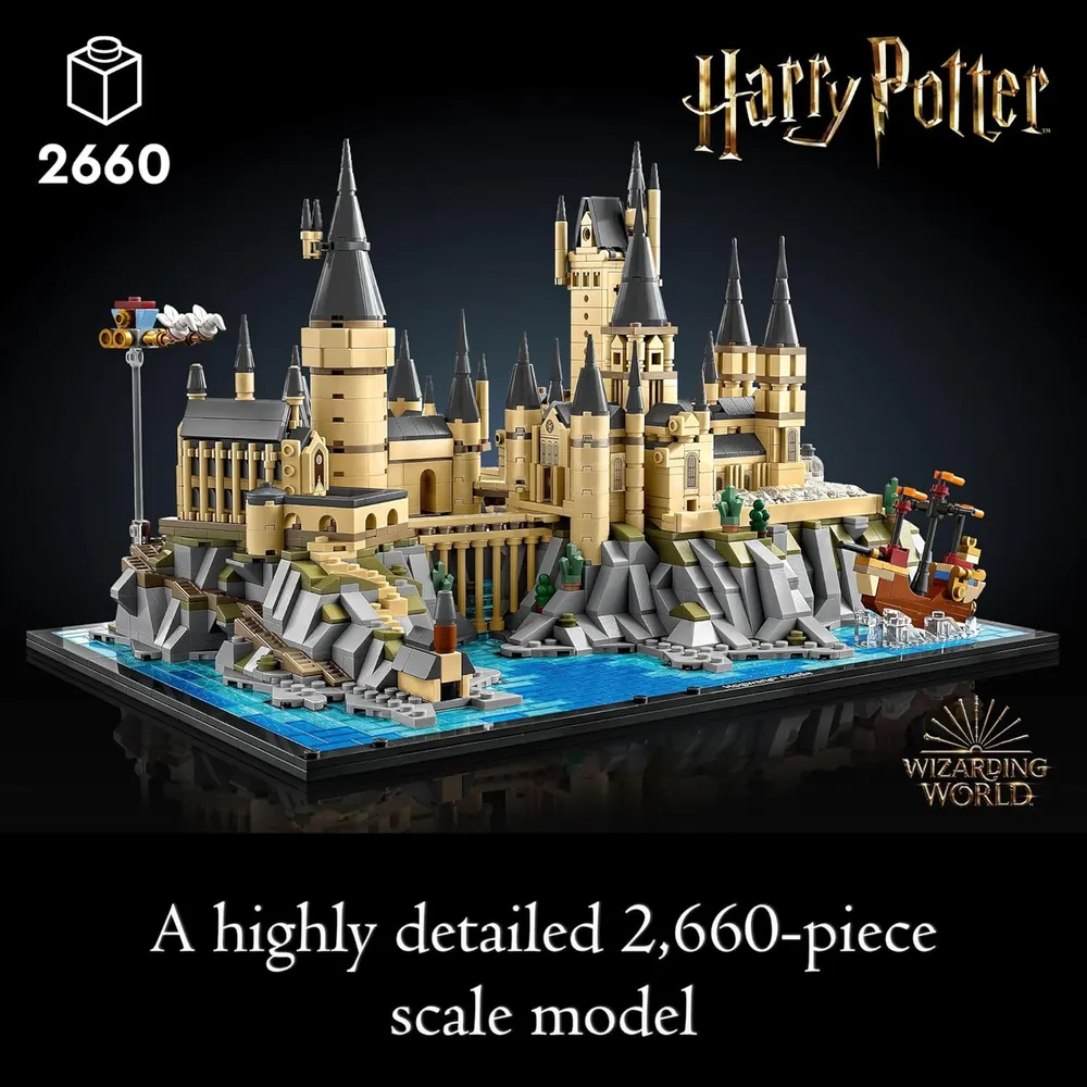 LEGO HARRY POTTER CASTILLO DE HOGWARTS CON TERRENOS Y MINIFIGURAS