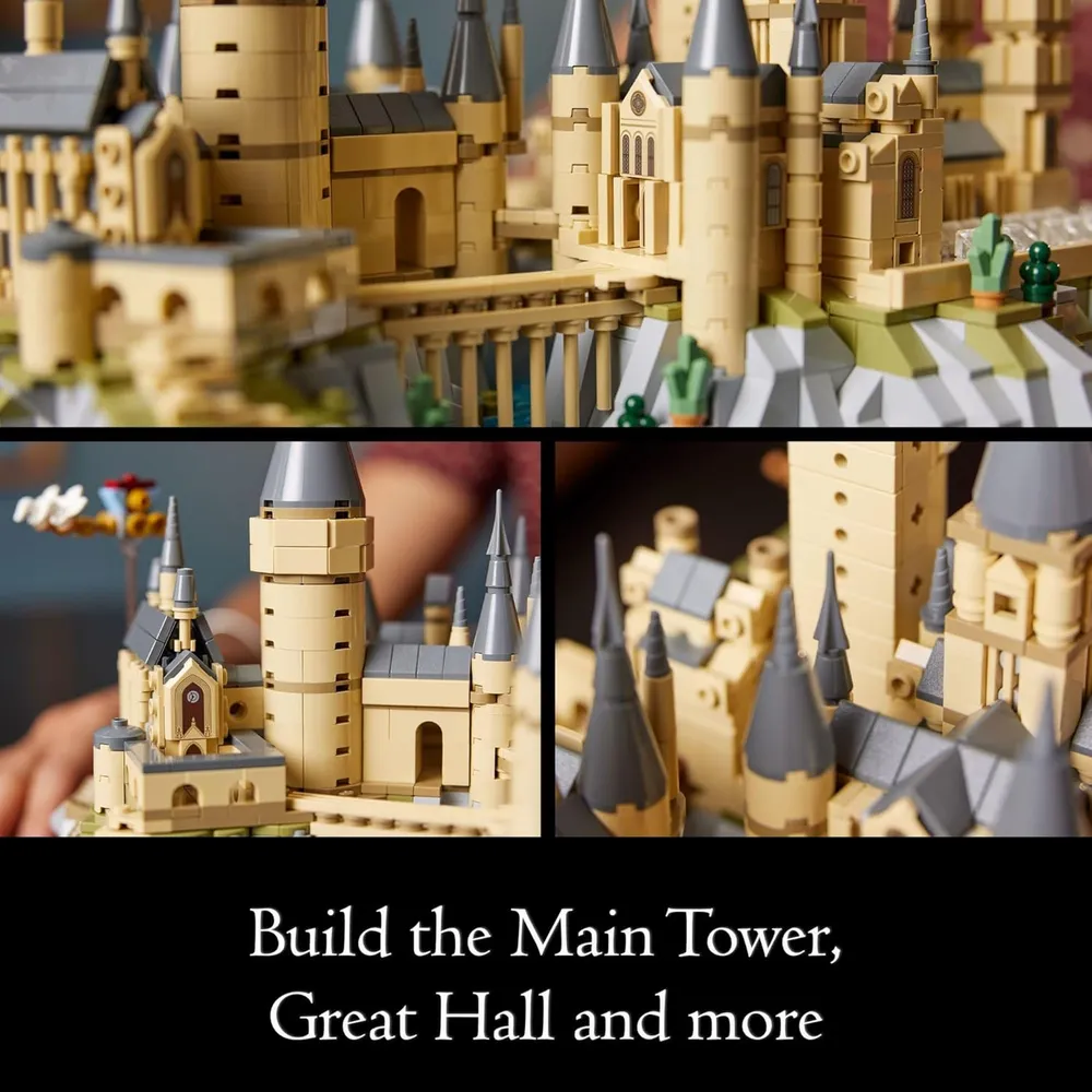 LEGO HARRY POTTER CASTILLO DE HOGWARTS CON TERRENOS Y MINIFIGURAS