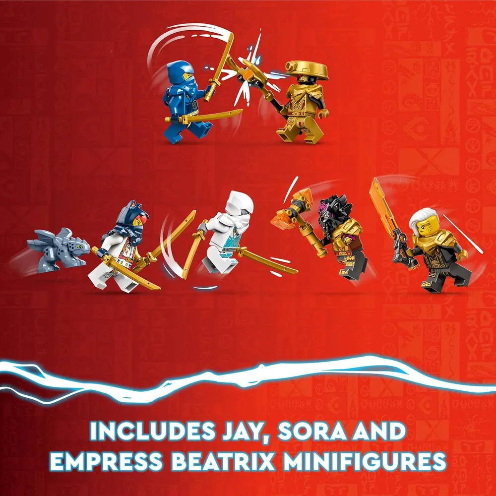 Lego Ninjago Dragón Elemental vs Mech de la Emperatriz con 6 figuras