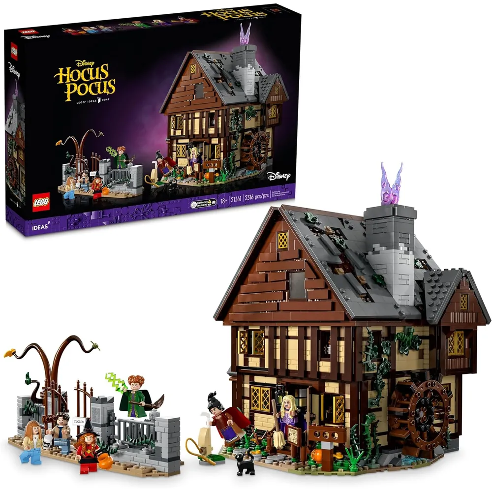 Lego Ideas Hocus Pocus Cabaña de las hermanas Sanderson para adultos
