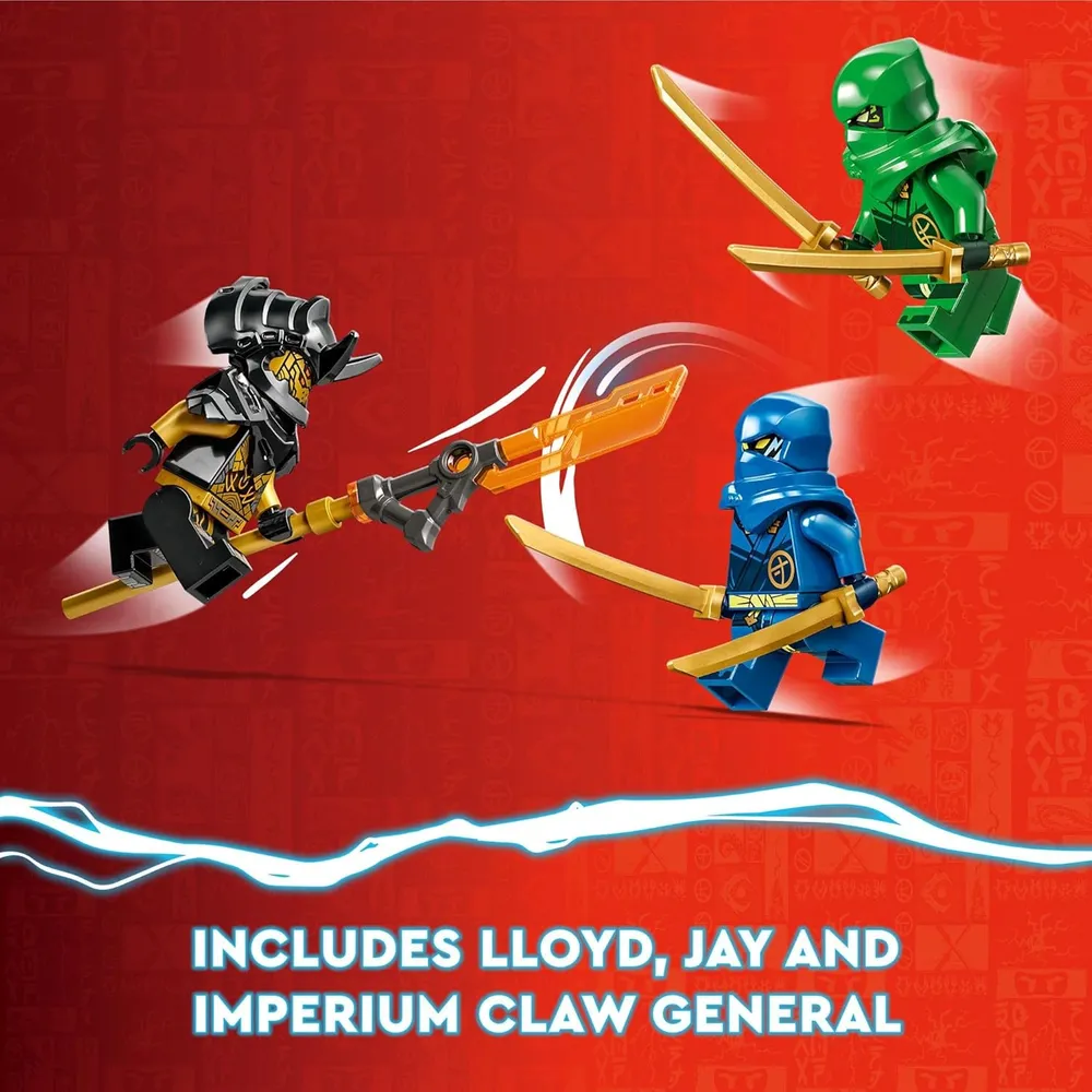 Lego Ninjago Imperio Cazador de Dragones con 3 minifiguras y dragones