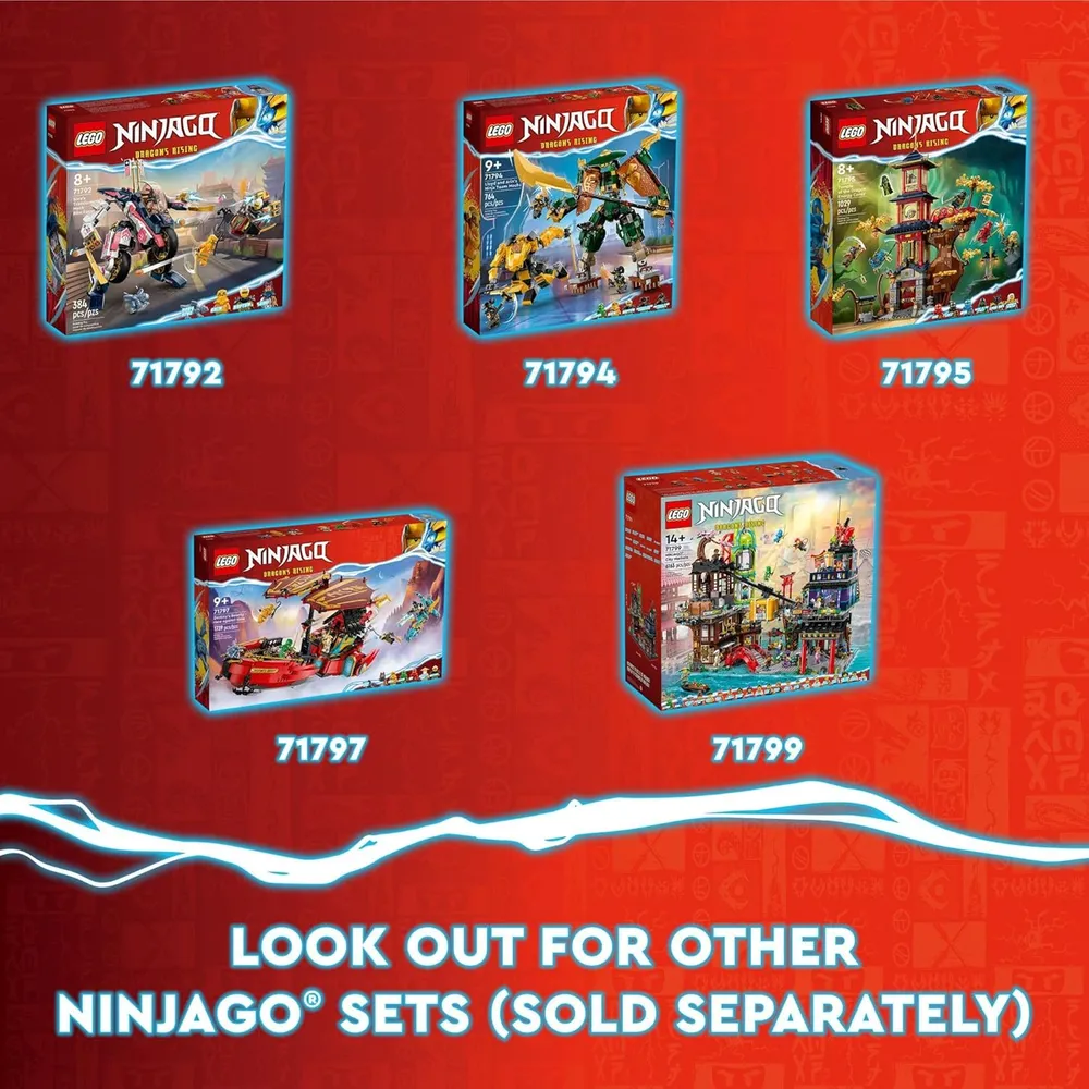 Lego Ninjago Imperio Cazador de Dragones con 3 minifiguras y dragones