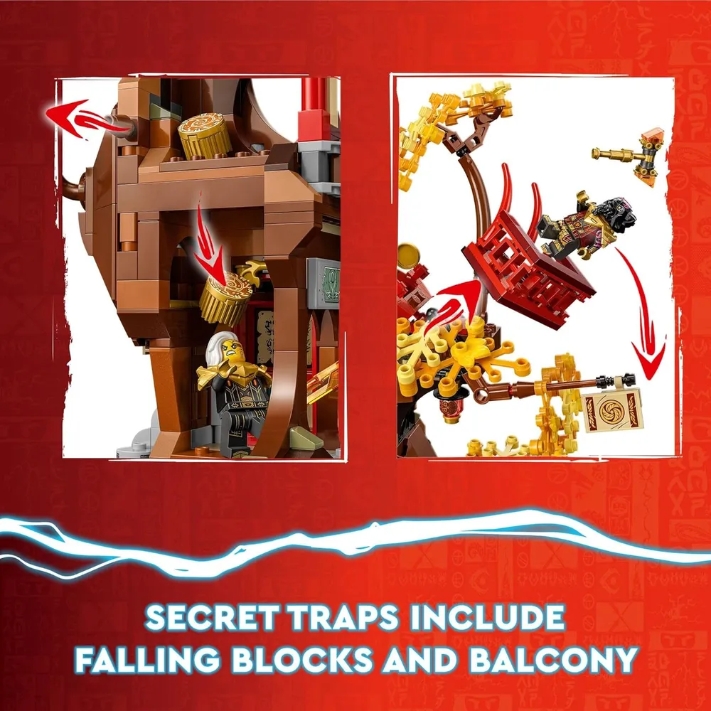 Lego Ninjago Templo del Dragón con 6 minifiguras y set de construcción
