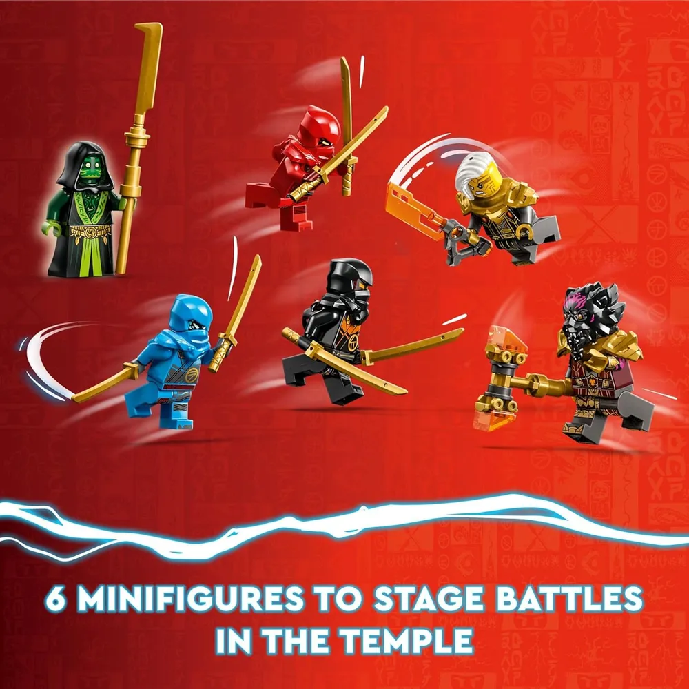 Lego Ninjago Templo del Dragón con 6 minifiguras y set de construcción