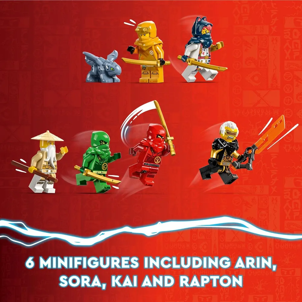 Lego Ninjago Destino Carrera contra el tiempo con dragones y 6 figuras