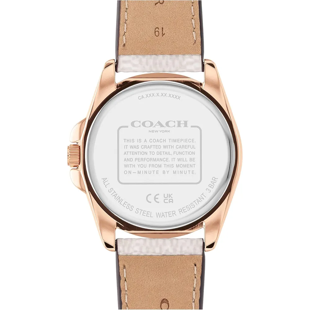 b0byf51ty1_2_webp.webp COACH Reloj Greyson Elegante para cada evento Resistente al agua | Oro - Marron