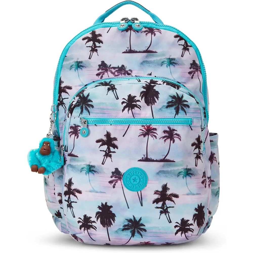 Kipling Seoul Mochila Extra Grande para Portátil 17 Pulgadas | Shadow Palm Prt