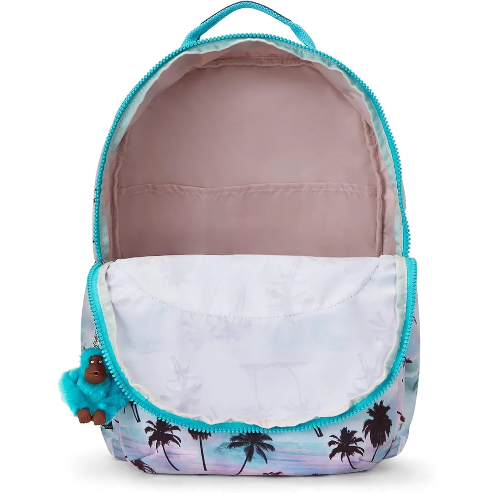 Kipling Seoul Mochila Extra Grande para Portátil 17 Pulgadas | Shadow Palm Prt
