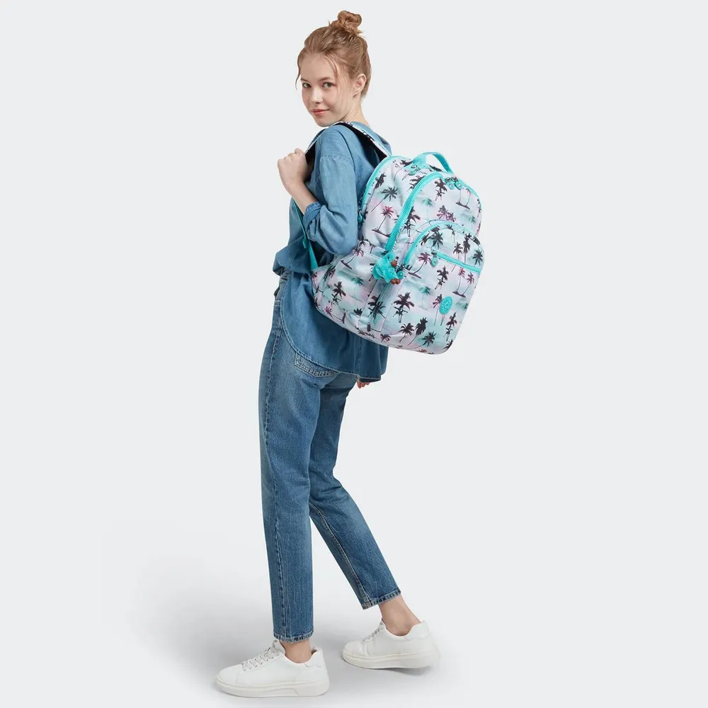 Kipling Seoul Mochila Extra Grande para Portátil 17 Pulgadas | Shadow Palm Prt