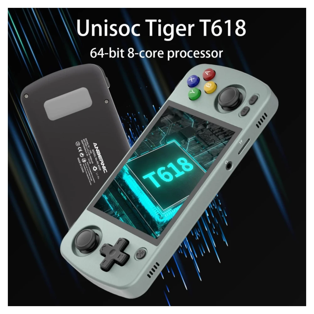 b0bz7twvd2_2.webp JUEGO PORTÁTIL RETRO 128 GB , PANTALLA 4" ANDROID RG405M | GRIS