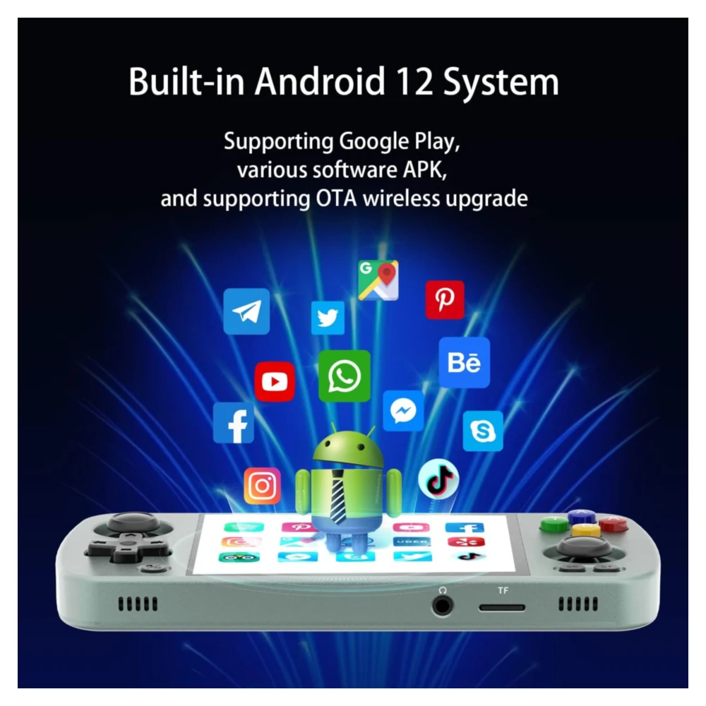 b0bz7twvd2_4.webp JUEGO PORTÁTIL RETRO 128 GB , PANTALLA 4" ANDROID RG405M | GRIS
