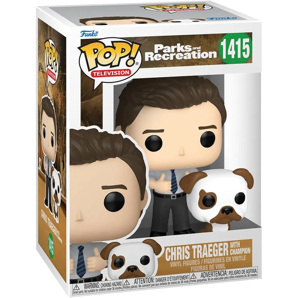 Funko Pop | Chris y Champion de Parks and Recreation
