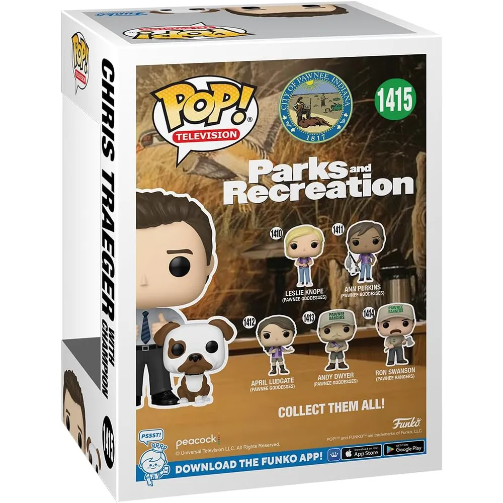 Funko Pop | Chris y Champion de Parks and Recreation