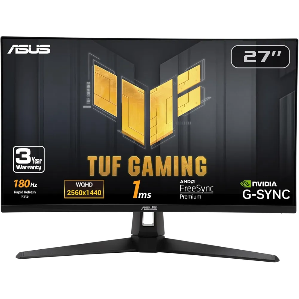 ASUS TUF Gaming VG27AQ3A Monitor 27" QHD 180Hz HDR