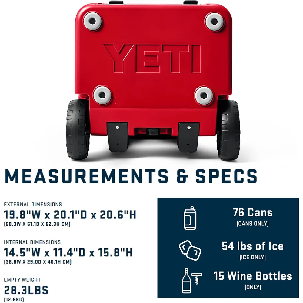 b0bztf2hyy_3_webp.webp YETI Roadie 48 Cooler Con Ruedas Y Mango Retráctil | Rojo