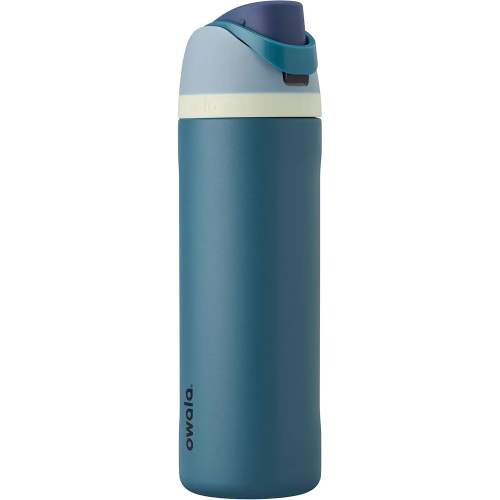 Owala Botella térmica de acero inoxidable 24 oz con pajilla, sin BPA