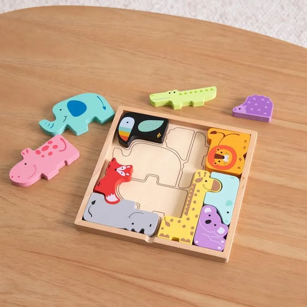 JUGUETE ROMPECABEZAS BLOQUES DE ANIMALES FAT BRAIN TOYS