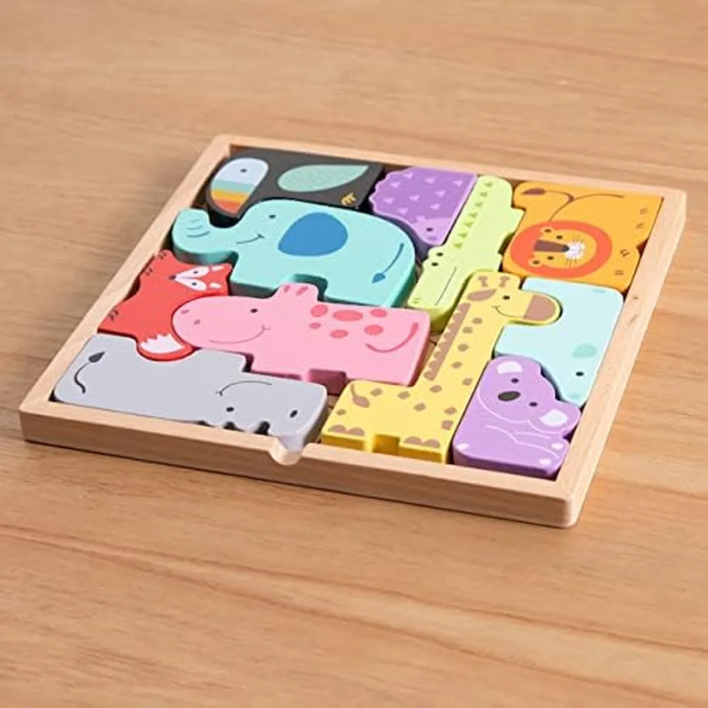 JUGUETE ROMPECABEZAS BLOQUES DE ANIMALES FAT BRAIN TOYS