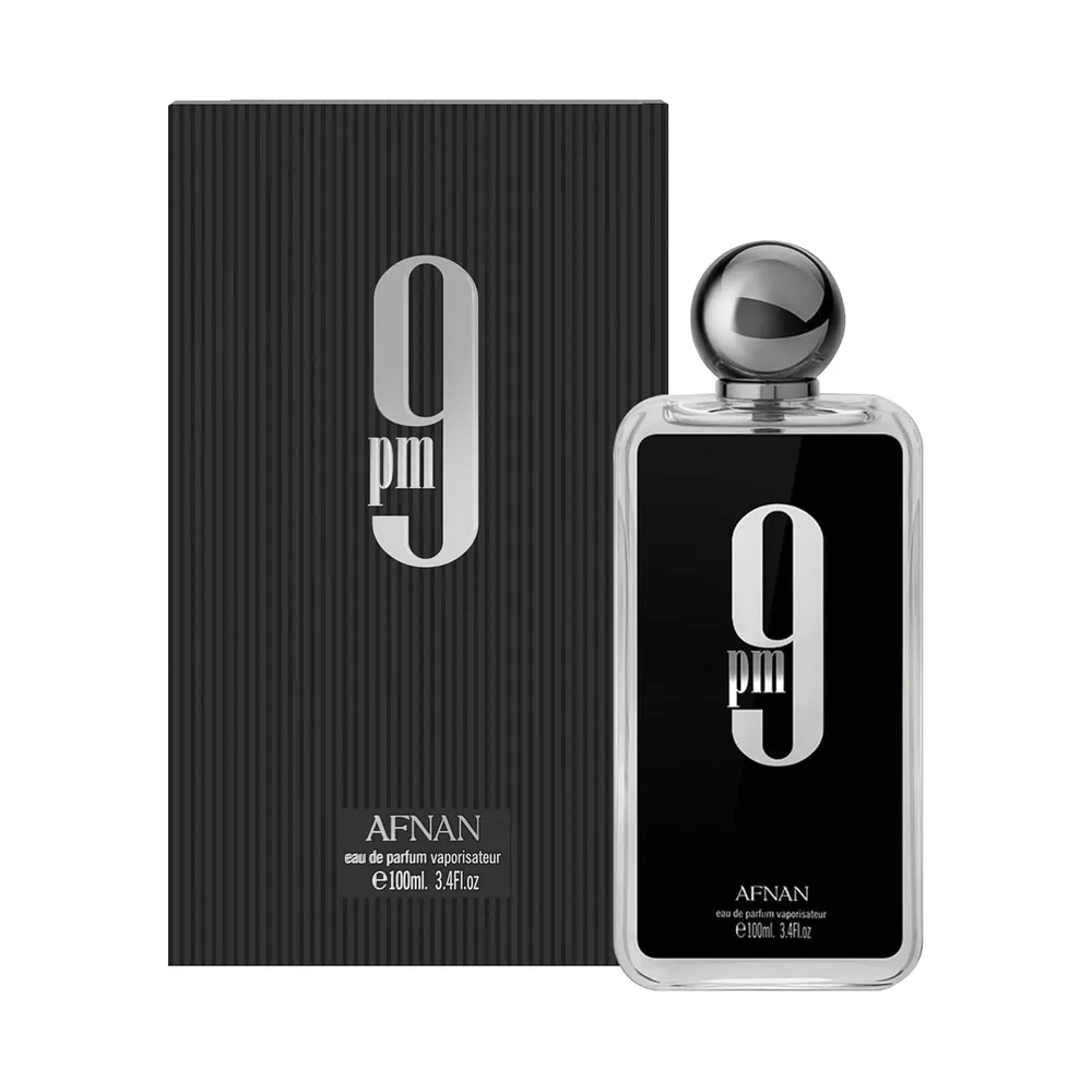 PERFUME AFNAN 9 PM EDP HOMBRE 3.4 OZ / 100 ML