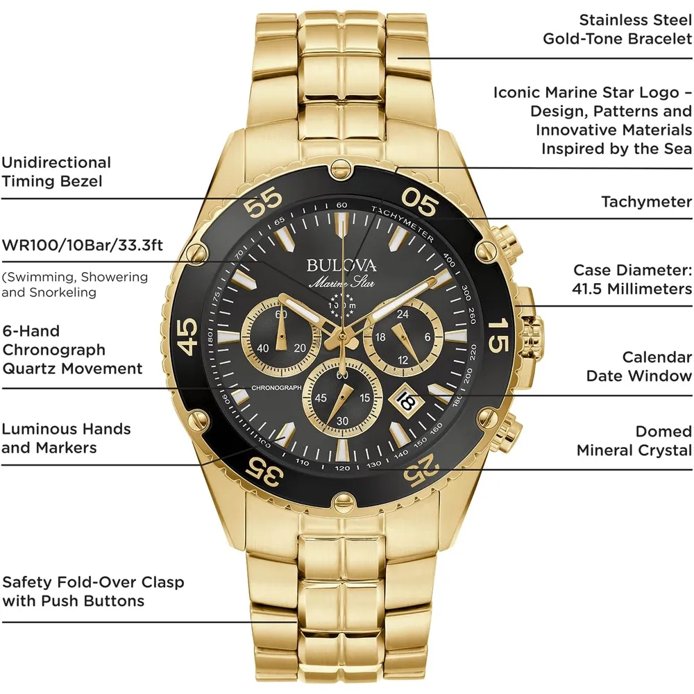 b0c1hjbc9h_4_webp.webp Bulova reloj Marine Star de hombre cronógrafo de 6 agujas de cuarzo | Oro/Negro