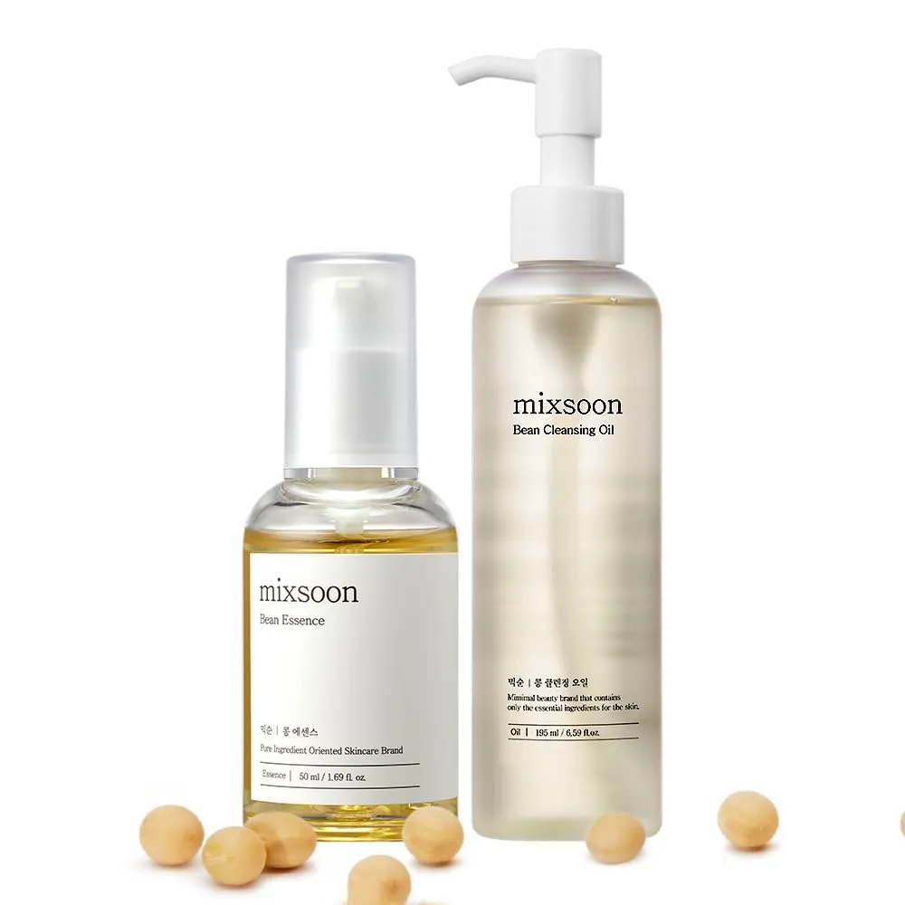 Mixsoon Pack Aceite Bean 195 ml + Esencia Bean 30 ml – Korea Skin Care