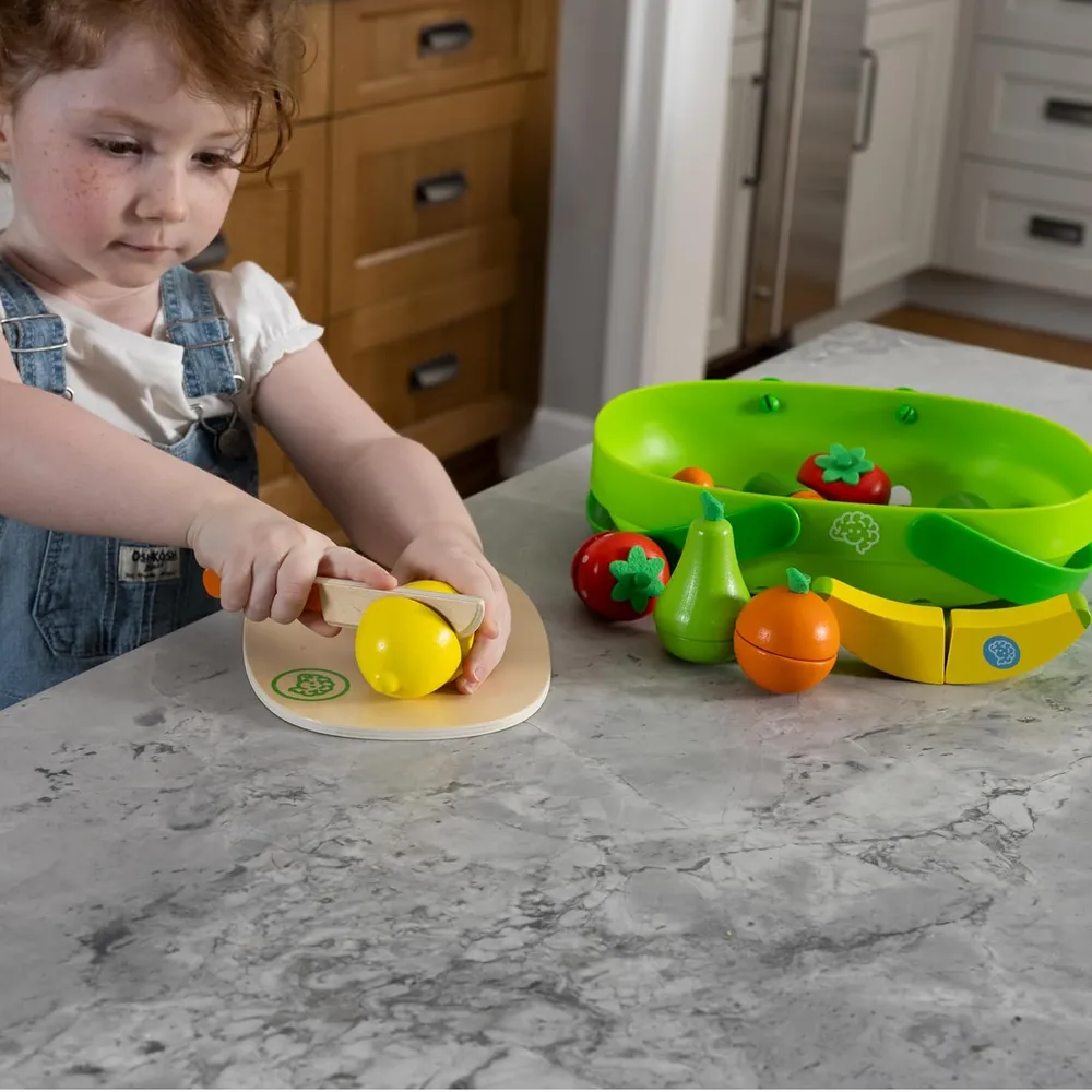 JUGUETE CESTA DE FRUTAS Y VERDURAS FAT BRAIN TOYS
