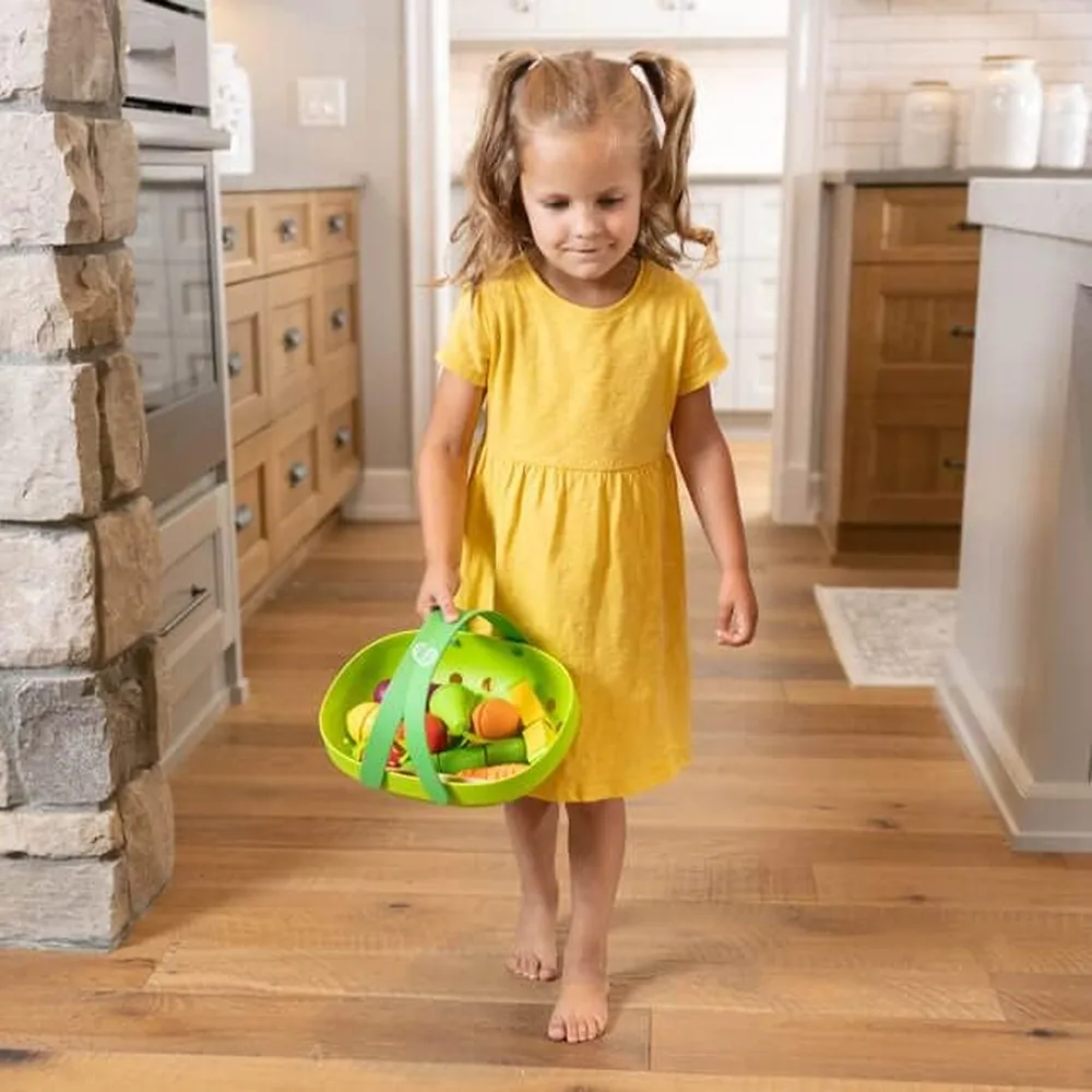JUGUETE CESTA DE FRUTAS Y VERDURAS FAT BRAIN TOYS
