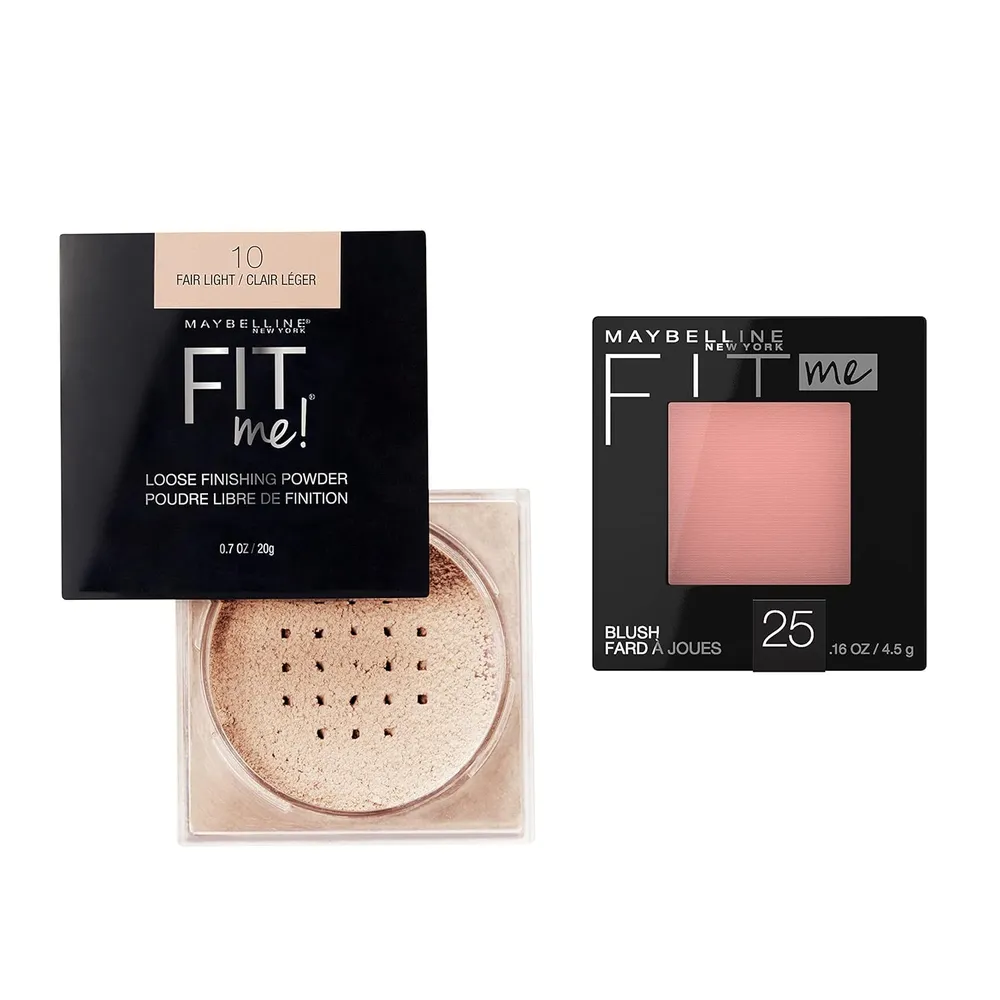 SET MAQUILLAJE FIT ME POLVO + RUBOR MAYBELLINE