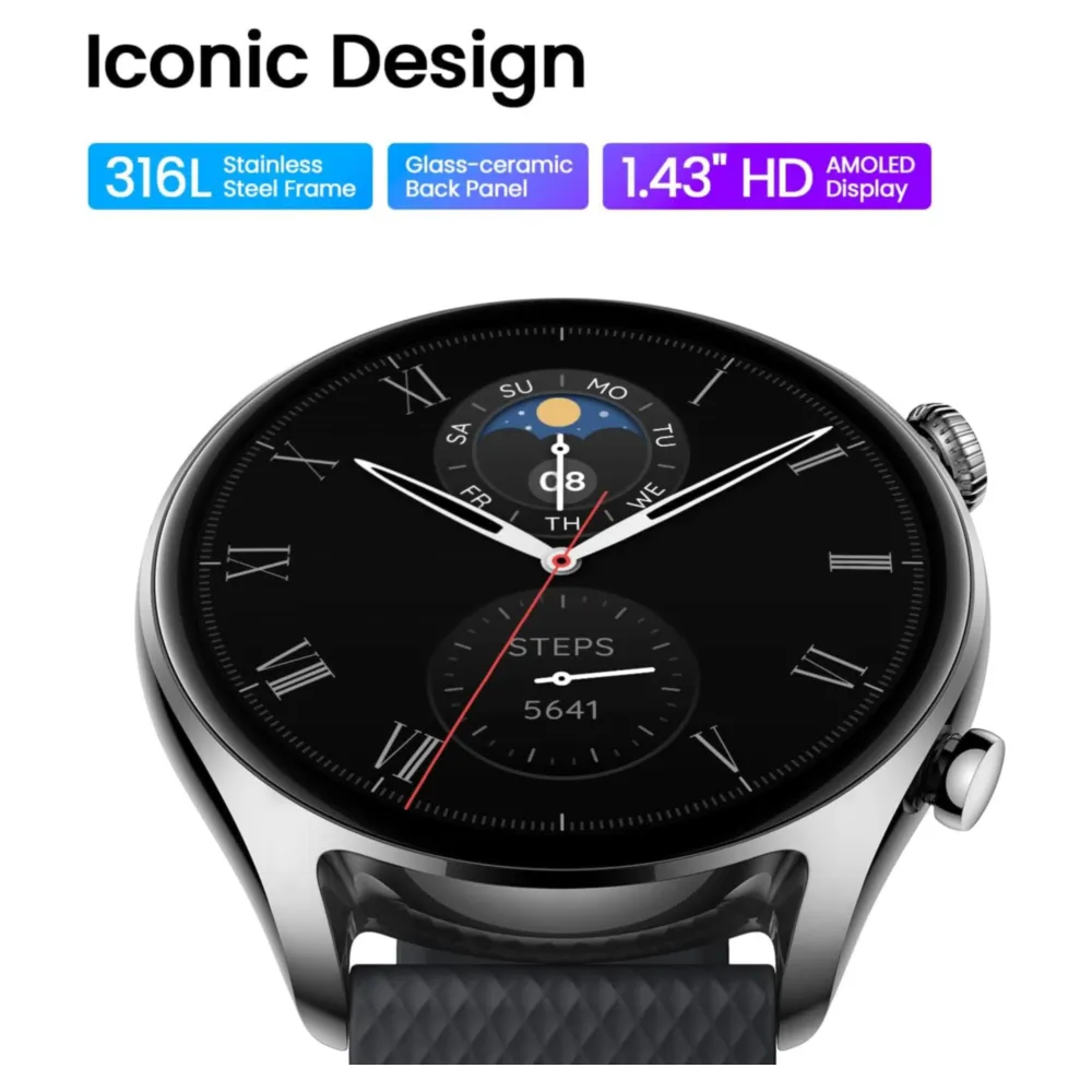 SMARTWATCH AMAZFIT GTR 4 EDICIÓN LIMITADA CON ALEXA INTEGRADA | NEGRO