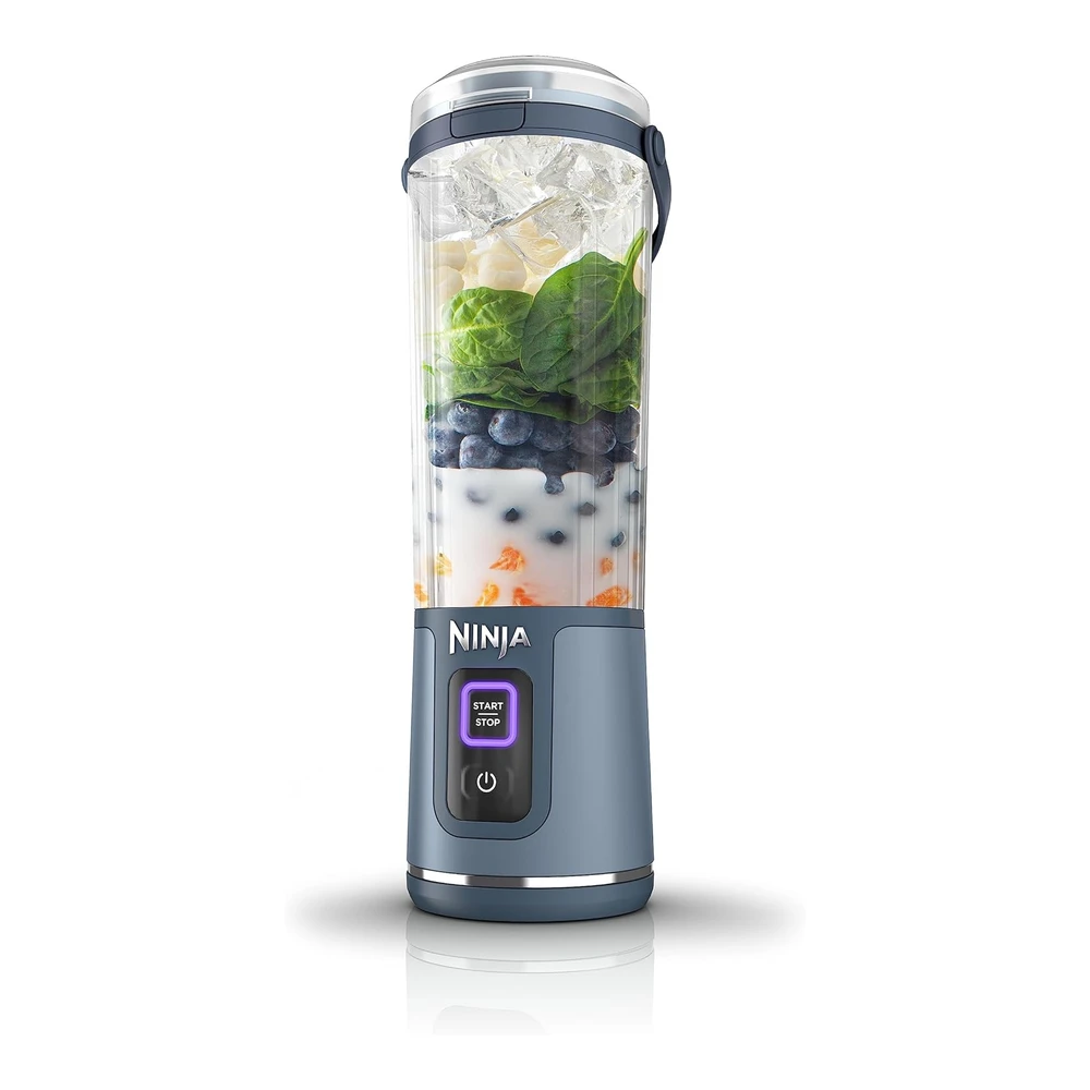 NINJA BLAST LICUADORA PERSONAL – 18 OZ, INALÁMBRICA Y RECARGABLE, AZUL MEZCLILL