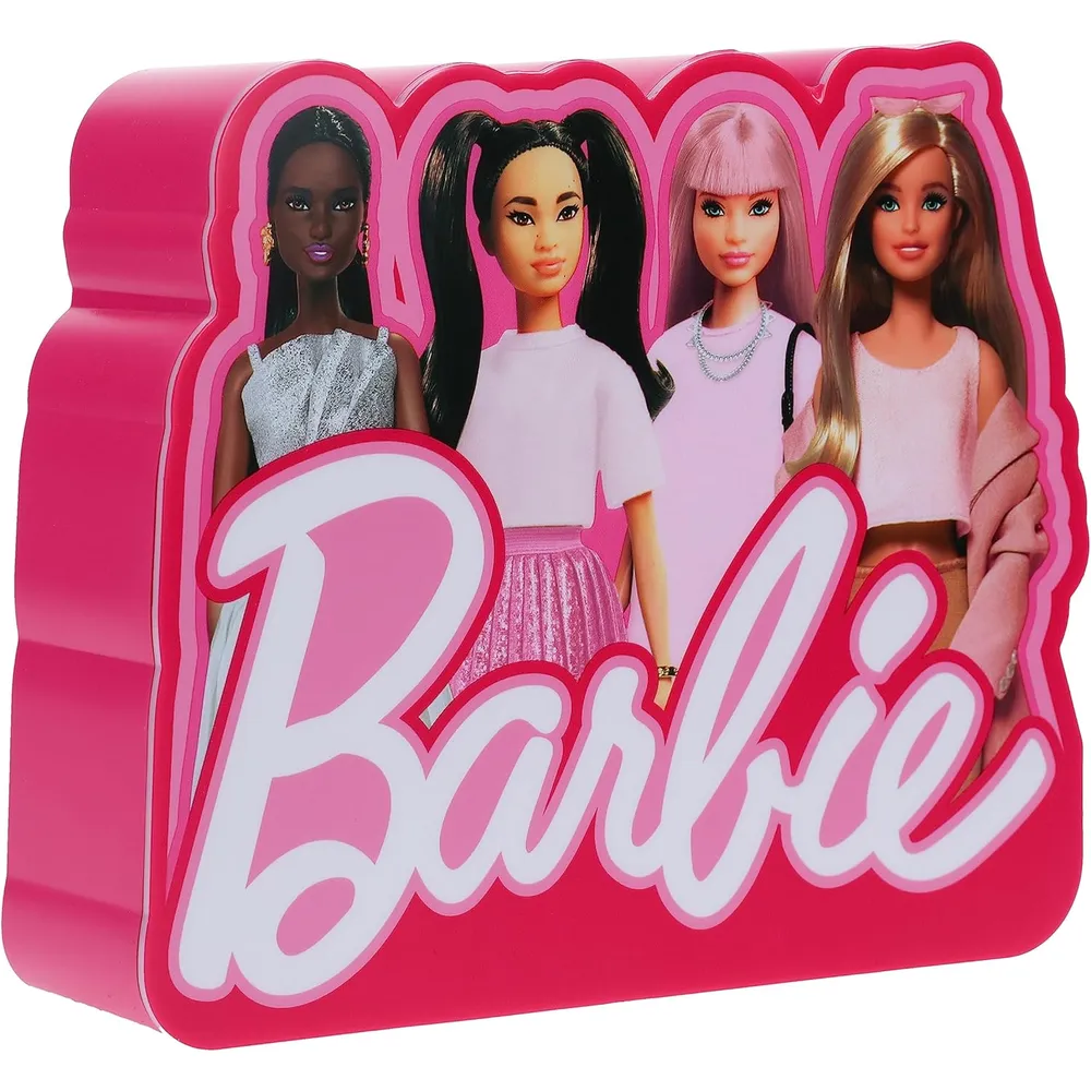 Paladone Barbie, caja de luz 6.3 in / 16 cm oficial