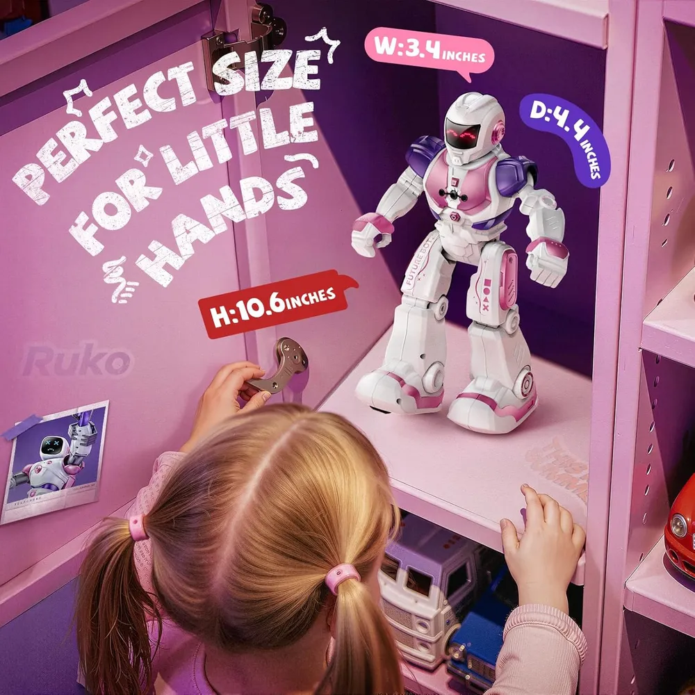 b0c346l7w8_4_webp.webp Ruko 6088 RC robot con sensor de gestos canta y baila | Rosado