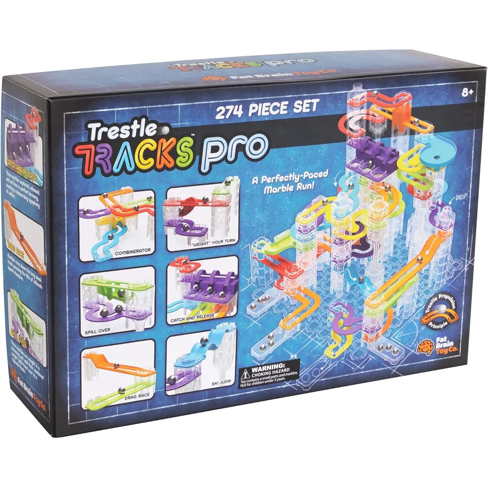 JUGUETE PISTA DE CANICAS PRO 274 PIEZAS FAT BRAIN TOYS