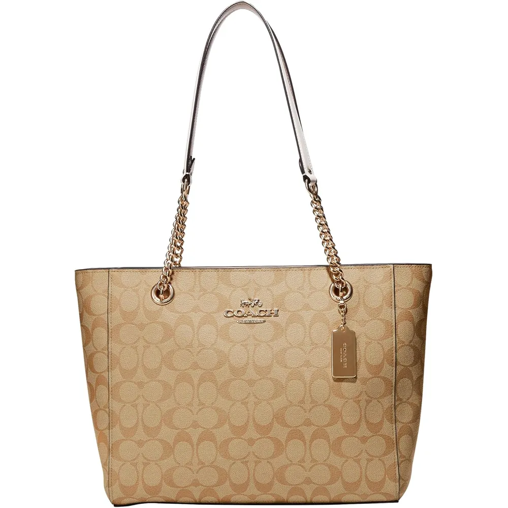 COACH Bolso con cadena Cammie | Caqui