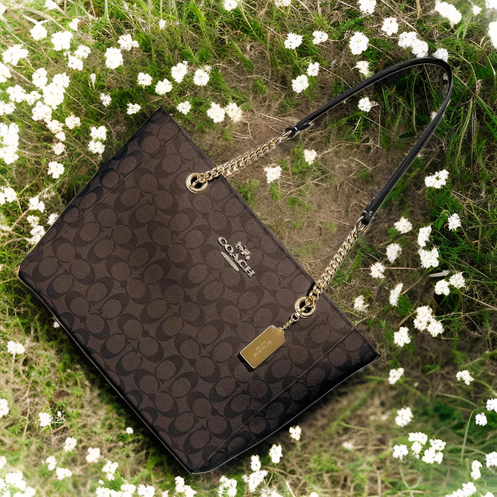 COACH Bolso con cadena Cammie | Marron - Negro