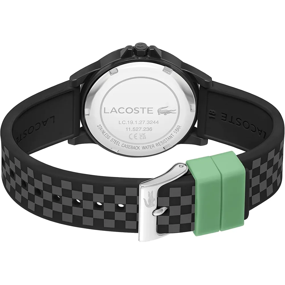 RELOJ LACOSTE RIDER CORREA DE PLÁSTICO UNISEX - Black