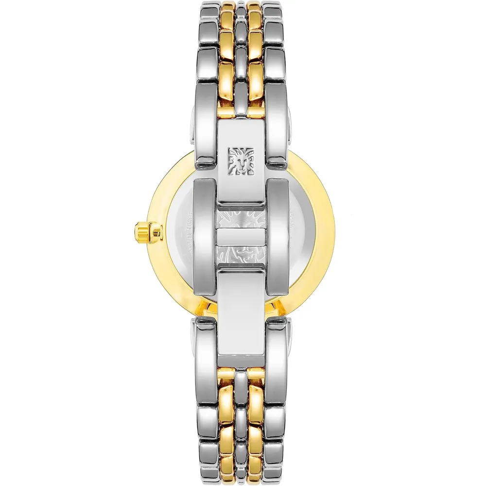 Anne Klein AK/2159SVSV reloj para mujer | 30 mm - Dorado/Plata/Malva
