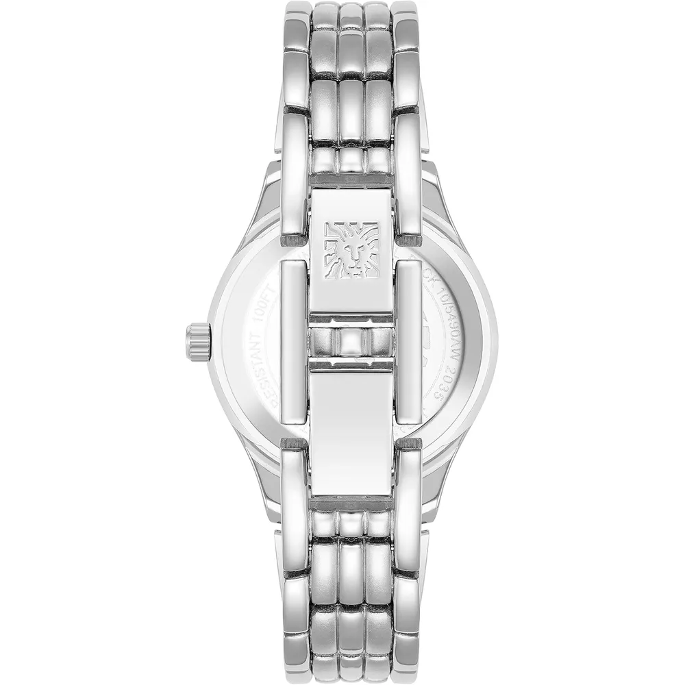 Anne Klein 10/5491SVTT reloj para mujer con diseño tipo pulsera | 27 mm - Plateado