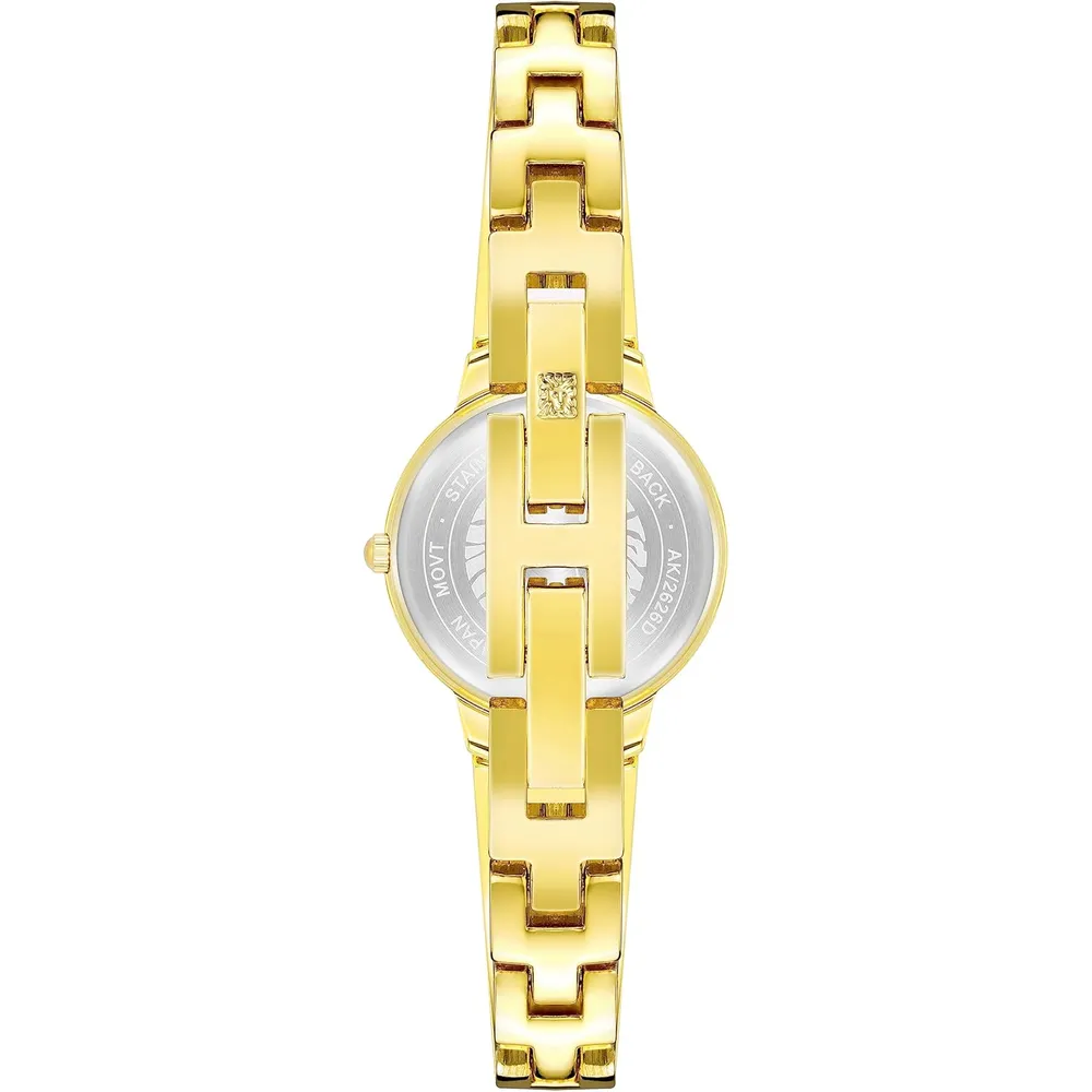 Anne Klein AK/2626PKGB reloj femenino | 30 mm - Dorado/blanco